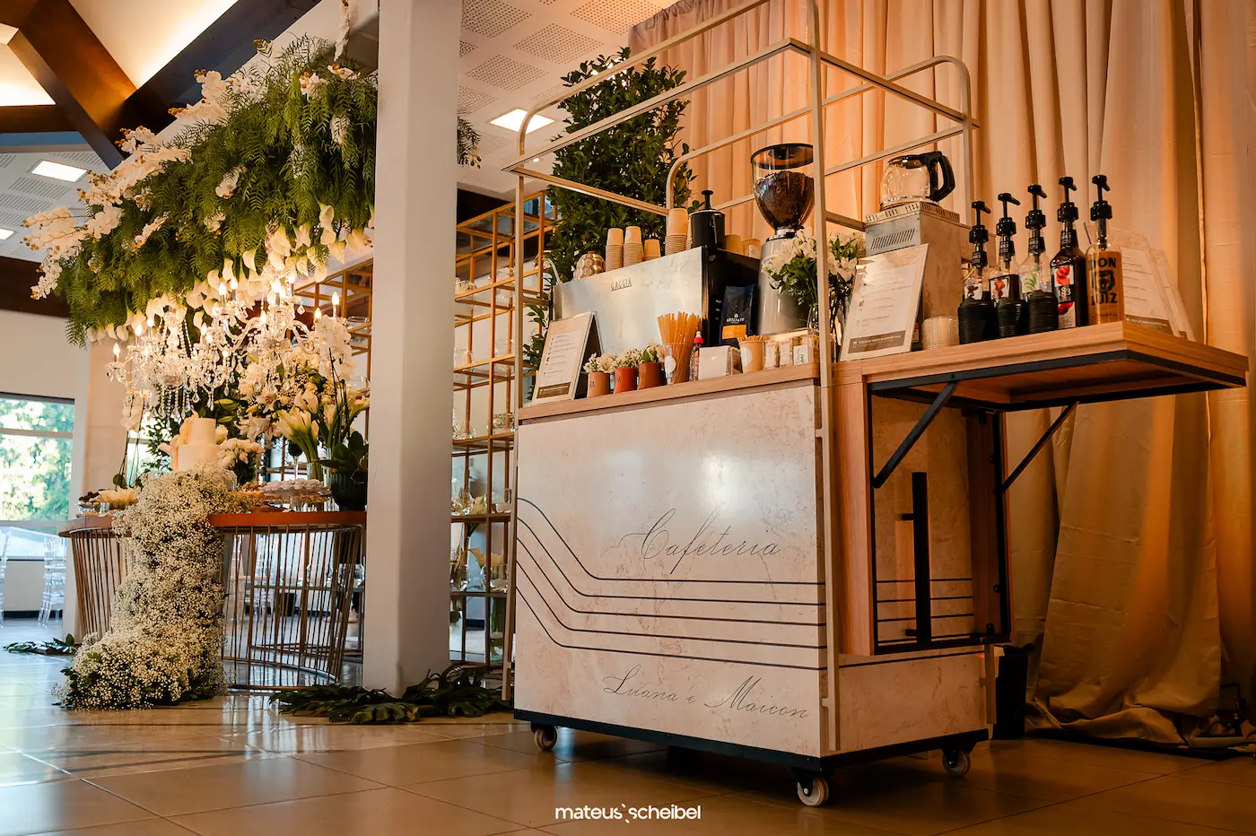 Barista em operação