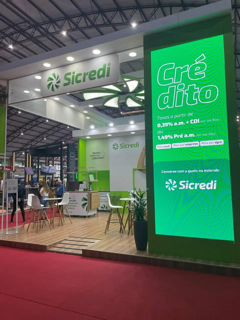 Estande Sicredi Expovale