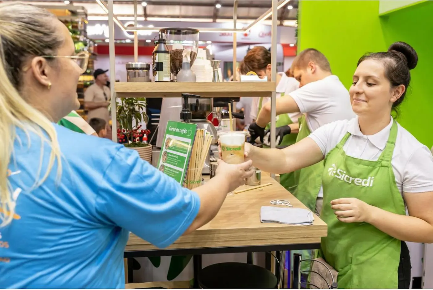 Cappuccino vista de cima