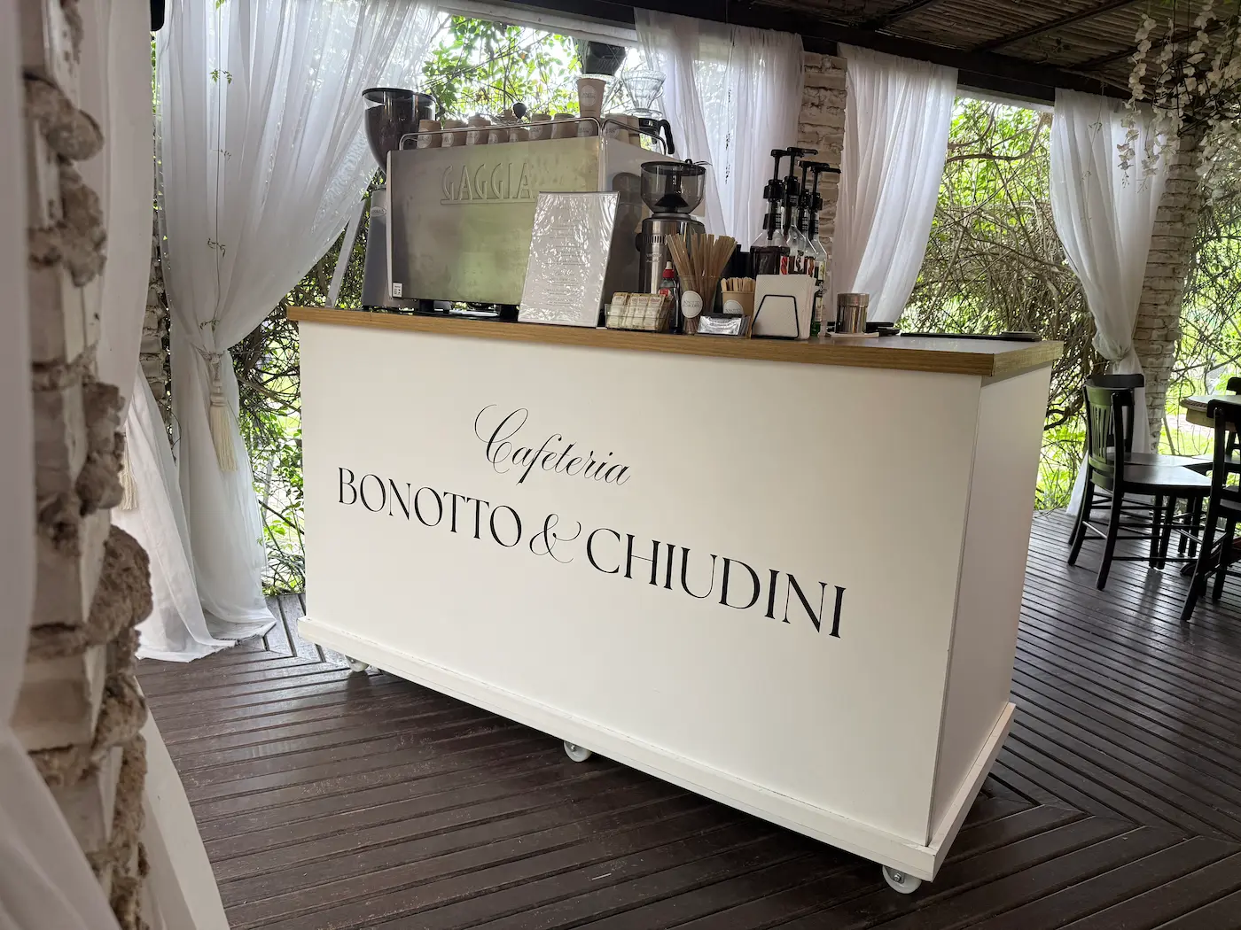 Mise en place da bancada